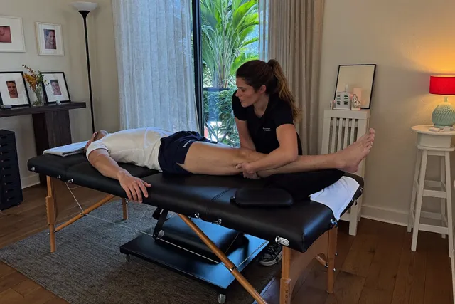 Sports recovery massage with assisted stretching in Bali